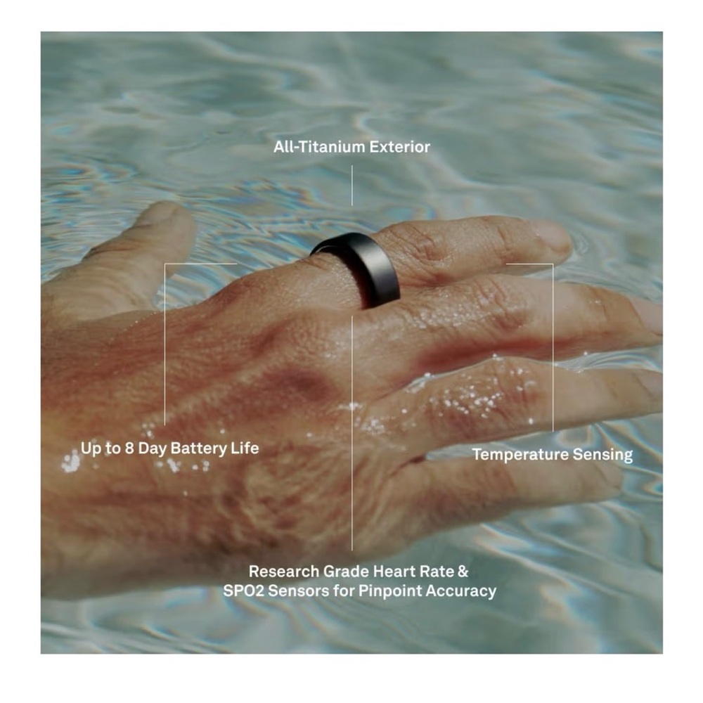 Oura Ring Gen4 Smart Ring - Gold - Picture 4 of 6